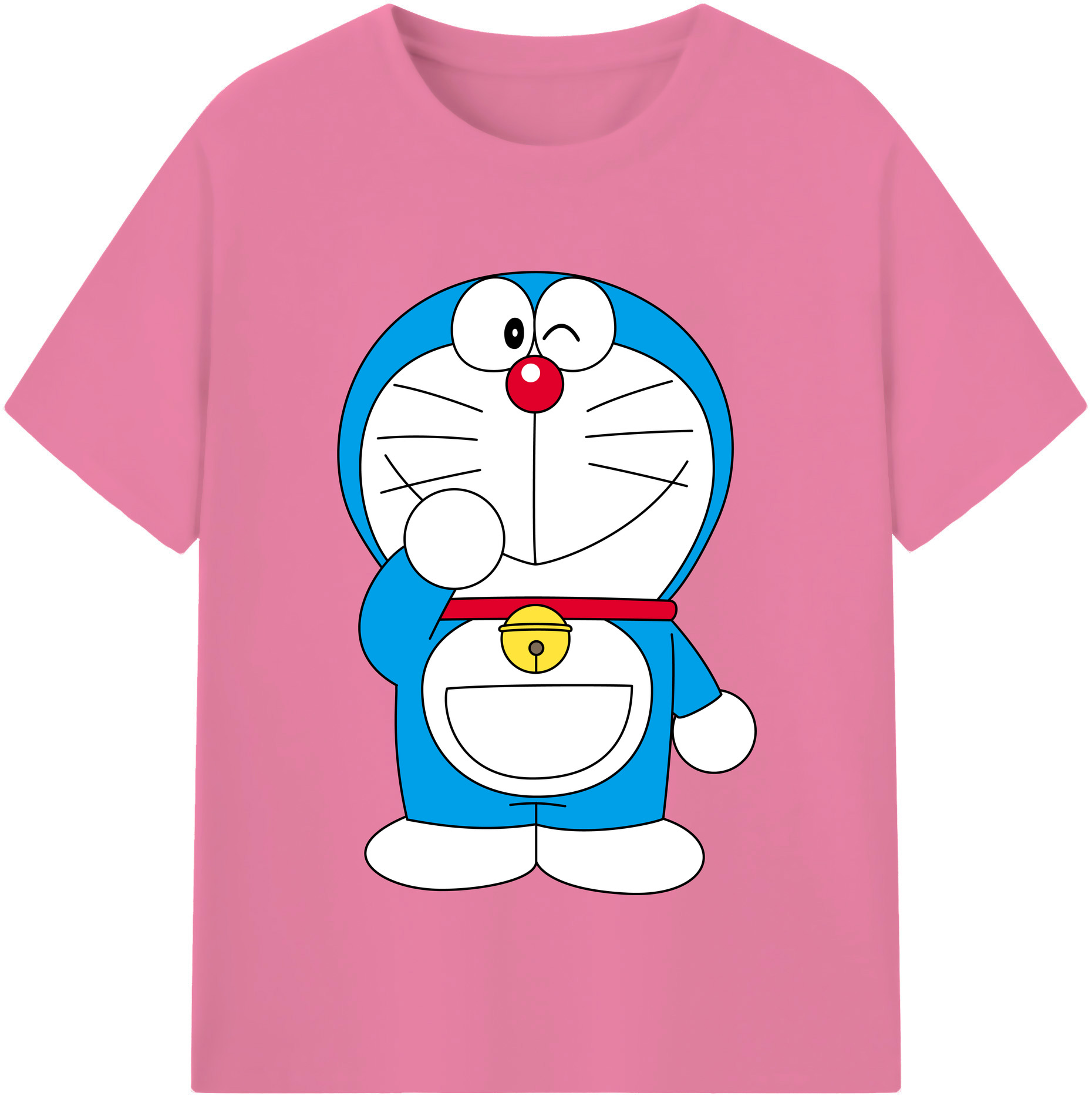 （画像用） ドラえもん Doraemon 綿100％半袖Tシャツ（フロントプリント）